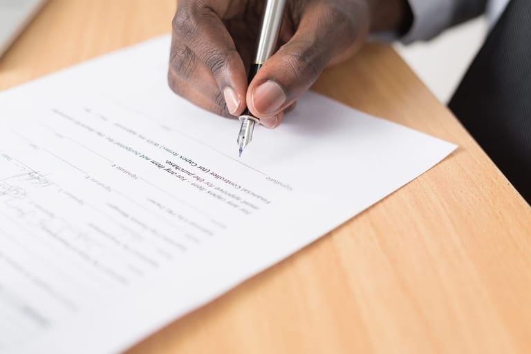 Snap +Opt Eprex: a assinatura de um contrato com caneta