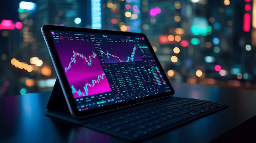 Análisis de stock en tableta Analise de acoes no tablet 1